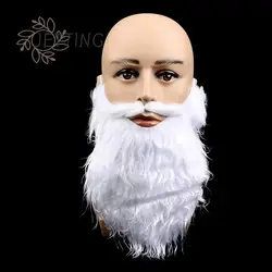 DIY Fancy Dress Fake Beard Long Fluff Beards Cosplay Costume Props Santa Claus Beard Eyebrows Mustache Christmas Party Supply