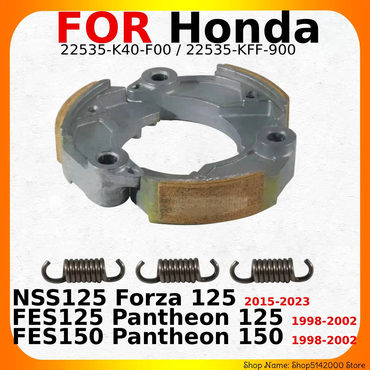 Motorcycle Clutch Centrifugal For Honda NSS125 Forza 125 FES125 Pantheon 125 FES150 Pantheon 150 OEM:22535-K40-F00 22535-KFF-900
