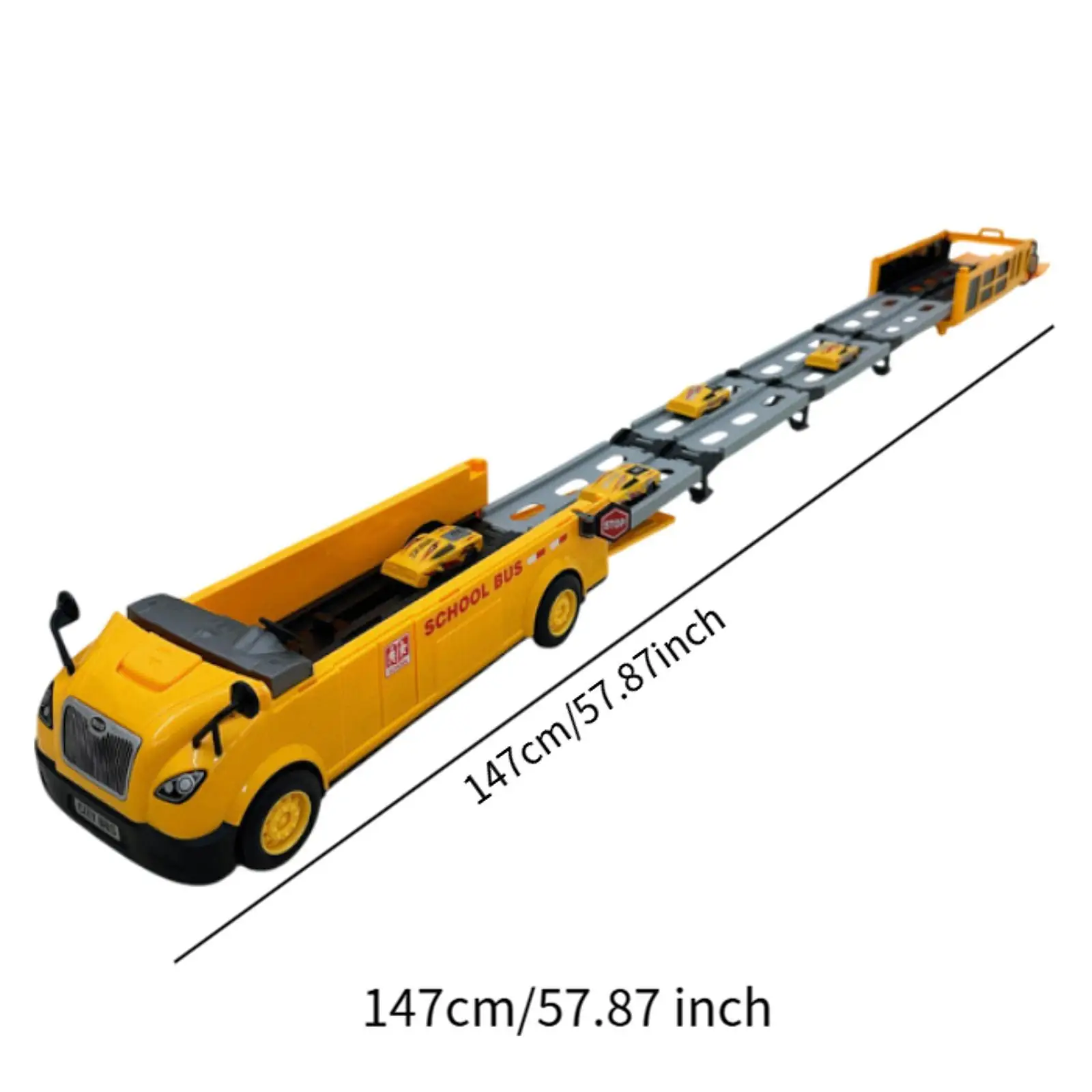 Foldable Layer Car Race Track Playset for Kids 3 4 5 6+ Year Old Boys Girls
