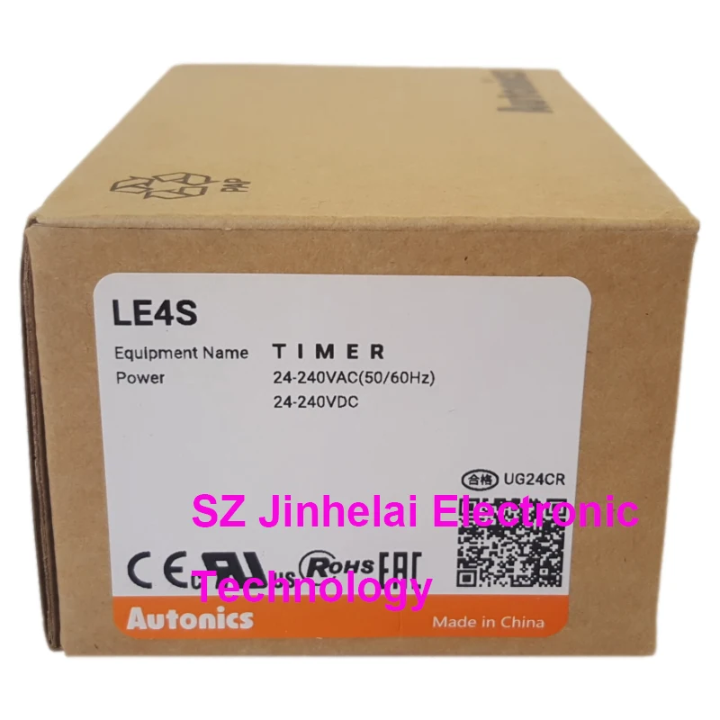 New and Original Autonics LE4S Time Switch Relay Timer 24-240VAC/DC Digital Display Timer Relay