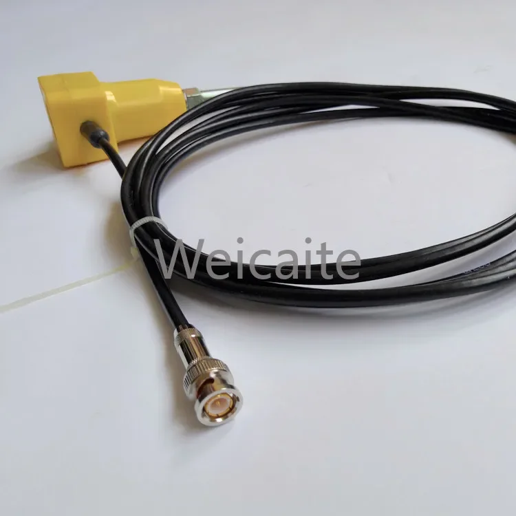 Single geophone 4.5 Hz Vertical with BNC male connector , Coaxial shielded cable, seismic geophone 4.5Hz string