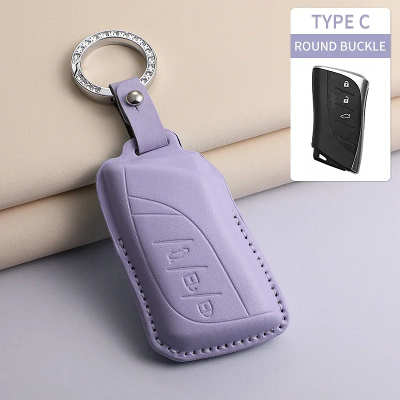 For Lexus ES200 LX700 RX350 LS500 GX500 NX260 LM350 UX300 LC500 Car Remote Key Case Cover Protection Shell Keychain Accessorises