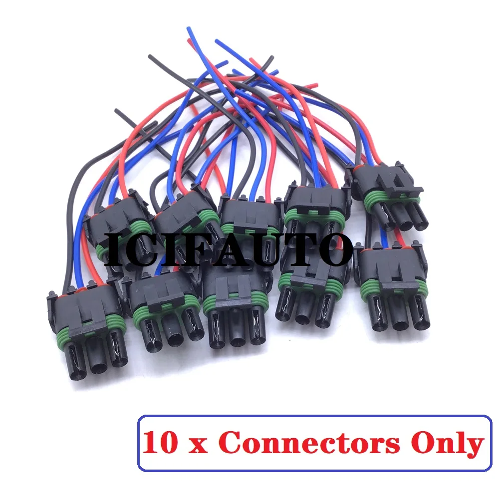 1/2/5/10 Manifold Absolute Pressure Map Sensor Connector for Buick Cadillac Chevrolet GMC 12569240, 16137039, 16017460, 16158055