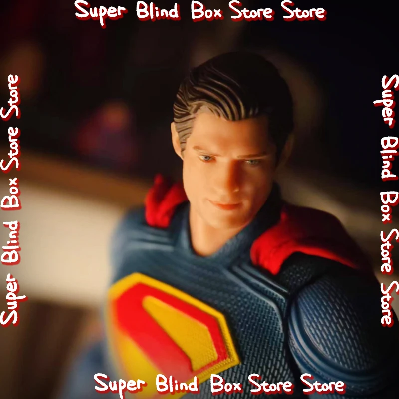 

Original Dc Movie Version Superman 19cm Figurine Model Toy Ornament 2.0 Model Movable Desktop Decoration Boy Toys Gift