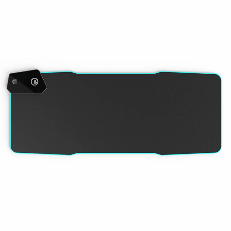 

Большой игровой коврик для мыши с RGB-подсветкой и беспроводной зарядкой для офиса или игр