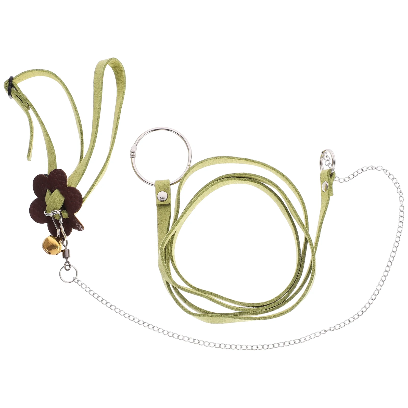

Practical Turtle Leash Small Size Light Weight Adjustable Comfortable Outdoor Activities Green om Whistle Included Pet
