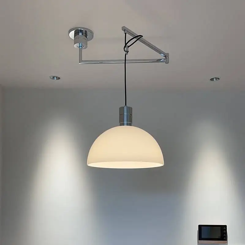 Nordic modern simple restaurant rocker lamp study bar rotatable lamp Bauhaus movable Position pendant lamp chandelier home