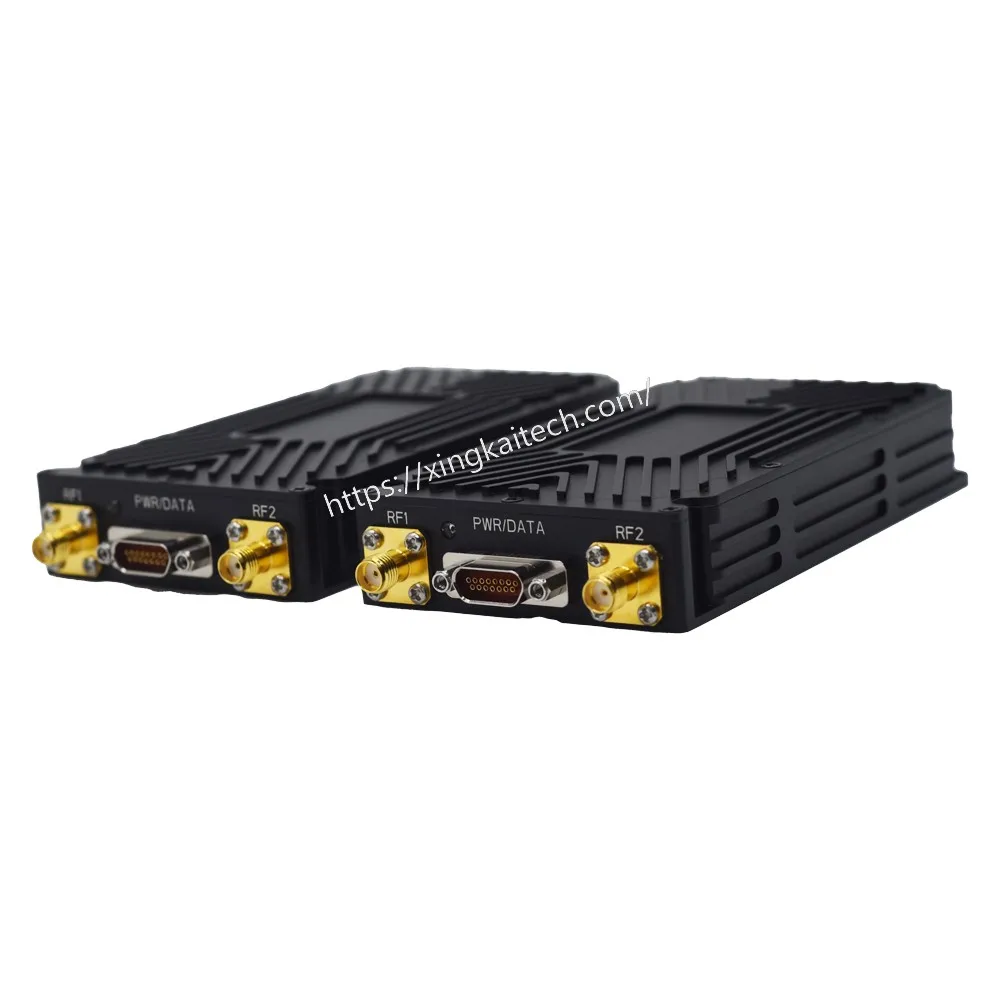Uav SDR Airborne Mounted Ad Hoc Long Range Multi Hop 2*2W IP  Mesh Radio Cofdm  Manet Wireless Data Link HD Video Transmitter