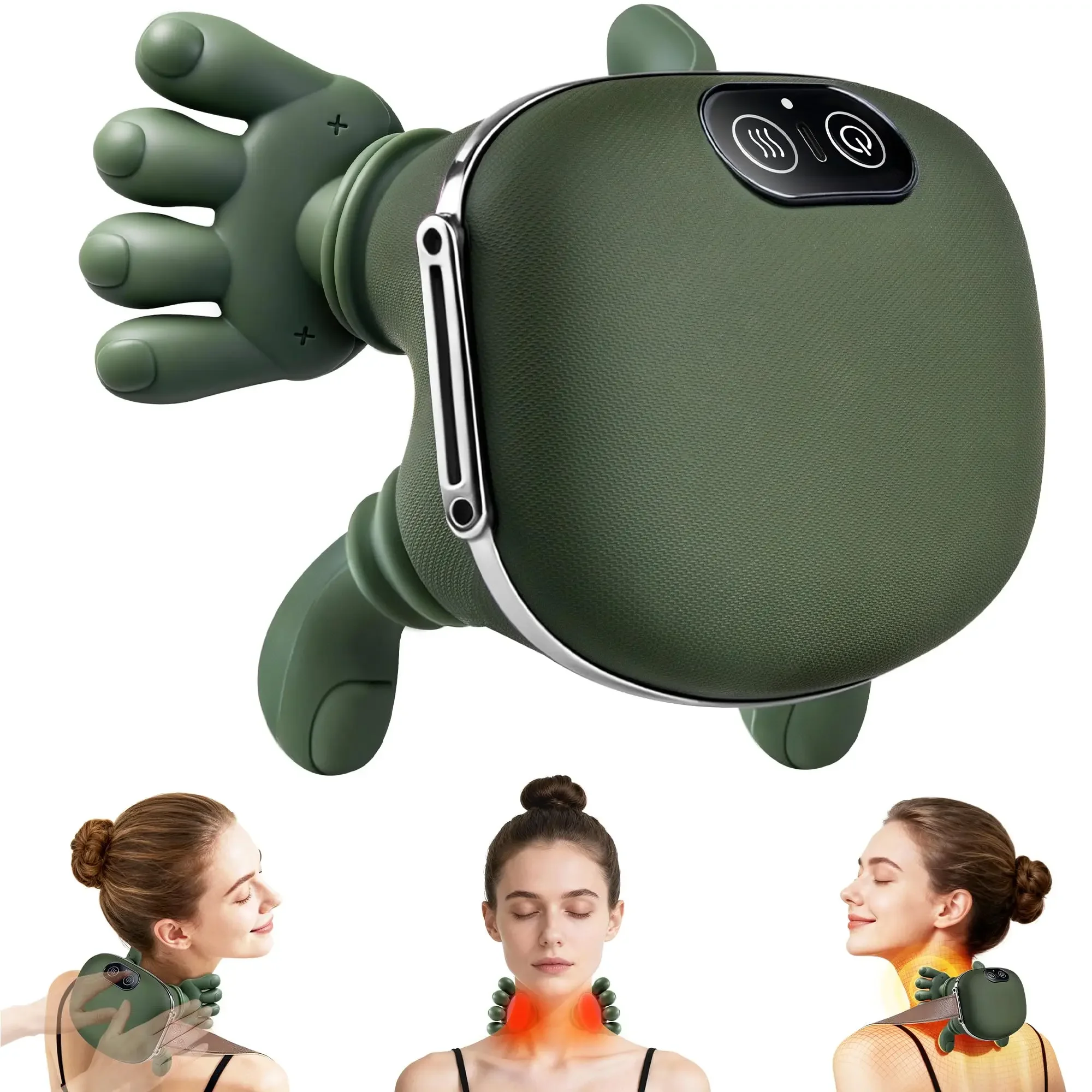 

2026 Neck Massager Cervical Pillow Shoulder Massager Trapezius Shiatsu Kneading MusclesBody Back Leg Massagers Pillow Relaxation