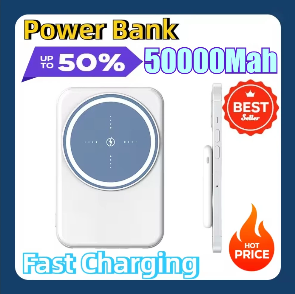 

Бренд для iPhone 17 Huawei Samsung 2025, новинка 5000 мАч, беспроводной магнитный аккумулятор, сверхбыстрая зарядка, портативное зарядное устройство