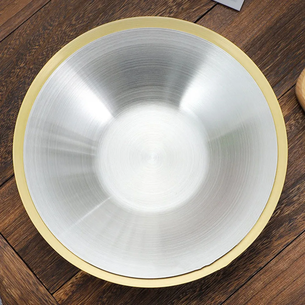 

Stainless Steel Dinner Plate Kitchen Serving Plate Heat Isolation Food Storage Container for Restaurant Home Buffet
