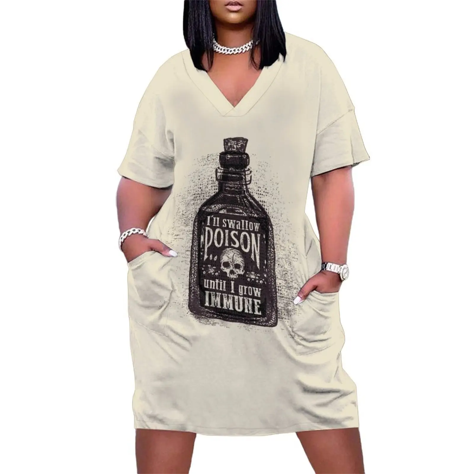 

Indifference Loose Pocket Dress dresses ladies 2025 summer women clothing 2025 new arrivals Female dress prom dress 2025