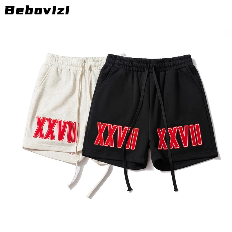 Fashion Embroidery Hipster Shorts - Stylish Beachwear, Breathable & Comfortable, Perfect for Summer! Basketball Shorts Men