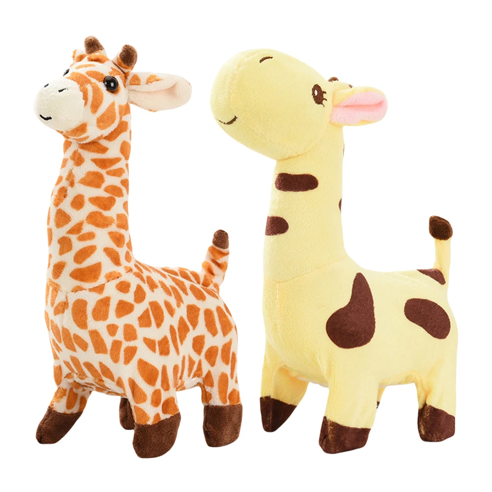 Giraffa musicale farcita con suoni e movimenti che scuote la coda Giocattolo animato Giocattolo musicale Peluche per bambini Piccoli Ragazzi Ragazze
