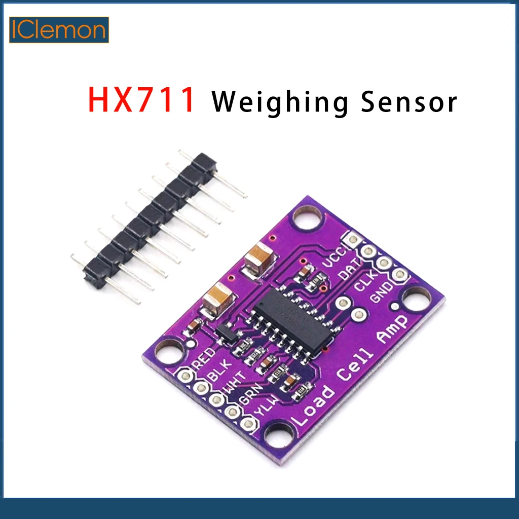 

1/5PCS HX711 Weighing Sensor Module High-Precision Electronic Scale Dual-Channel 24-bit A/D Converter Development Board