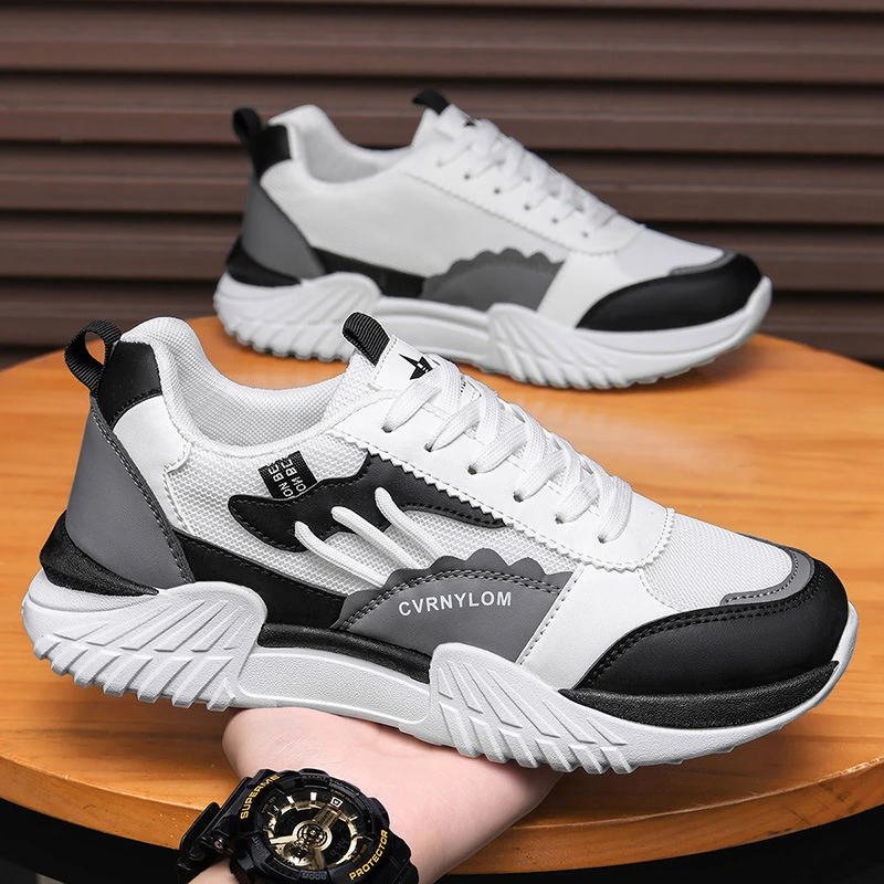 Men's shoes 2026 mesh shoes breathable, comfortable, lightweight, fashionable, versatile, soft soled casual sports shoes