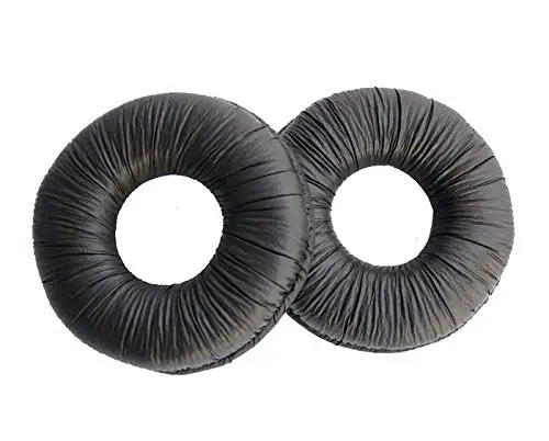 2 Pair Earpads Leather Repair Parts Compatible with Sony MDR-V100 MDR-V150 MDR-V200 MDR-V300 MDR-ZX100 ZX110 Headphones