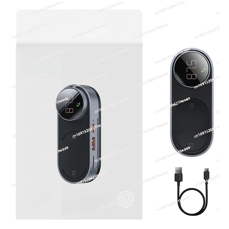 

Suitable for Solar FM Transmitter Modulator Car Wireless 5.0 Adapter USB Fast Charger Auto Aux Mp3 Player