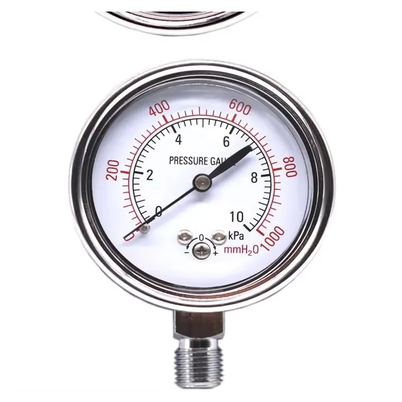 New Germany Brass Threaded Wika Pressure Gauge EN837-1 Filled With Glycerin