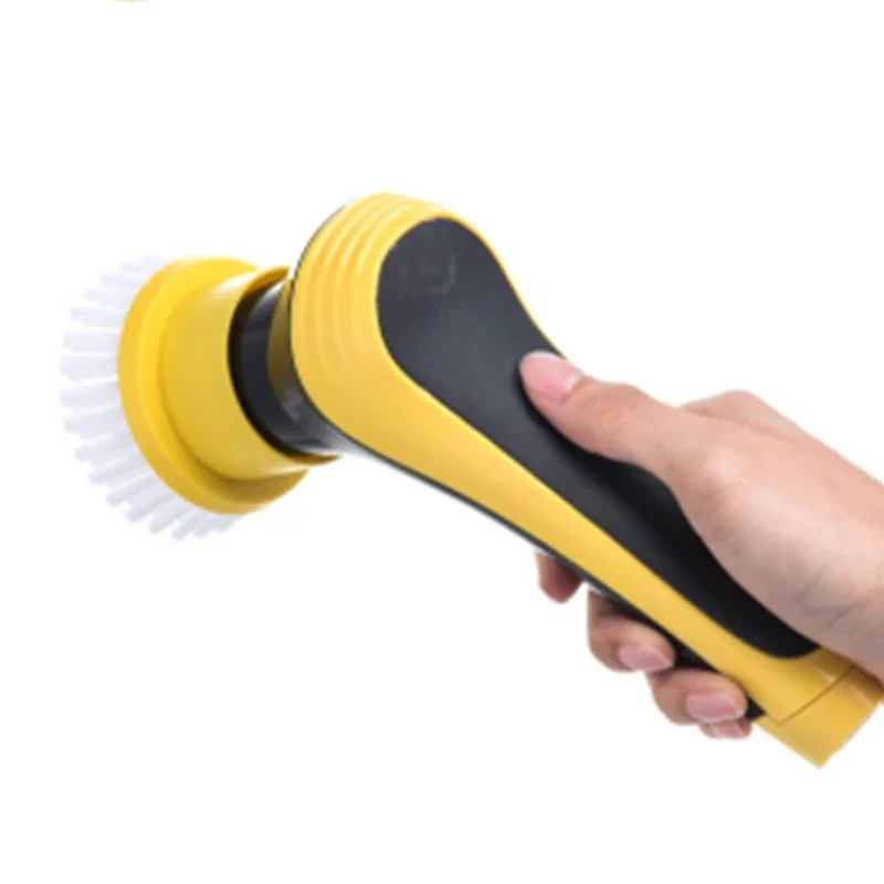 ใหม่ไร้สายไฟฟ้าแปรงทําความสะอาดในครัวเรือนห้องน้ําชาร์จไร้สายแปรงทําความสะอาดหมุนชั้นแก้วเช็ด