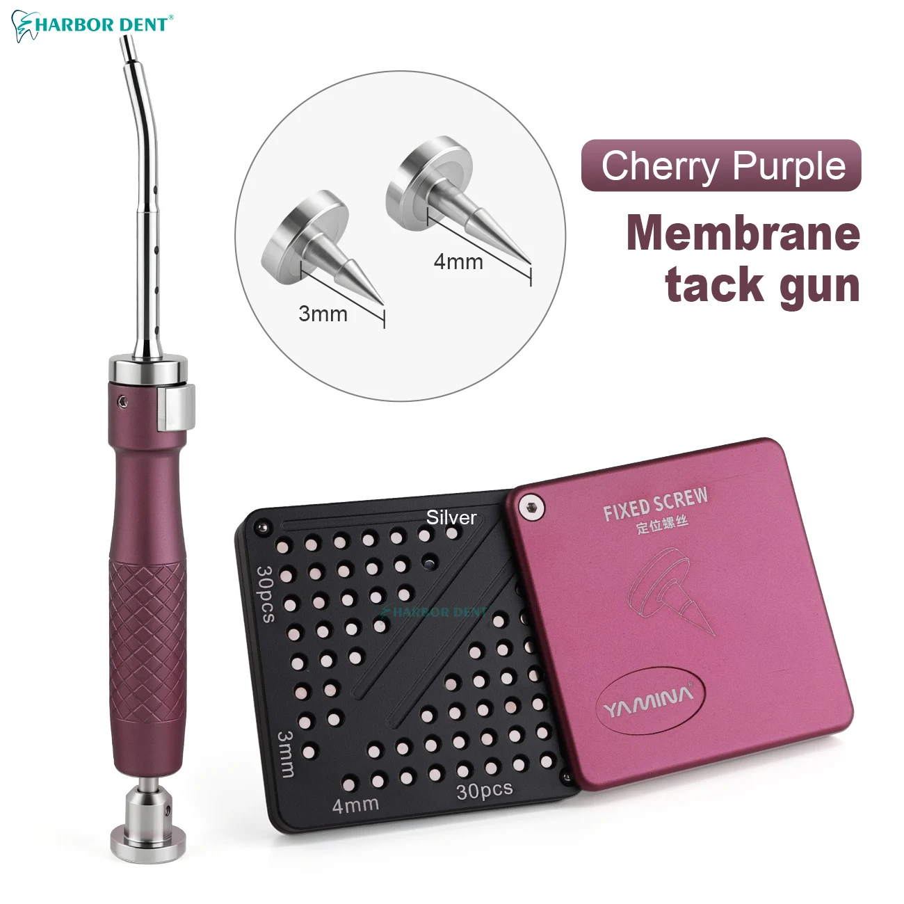 NEW Membrane Tacker Gun One-Click Automatic Tacker Kit for Fixing Membranes, Includes 60 Titanium Screws