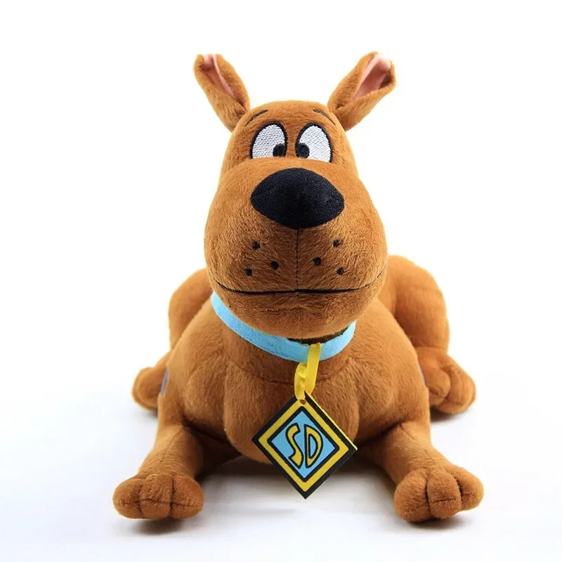 Boneca de guarda leal Scooby-Doo, cão europeu e americano, brinquedo de pelúcia infantil, presente de aniversário, novo