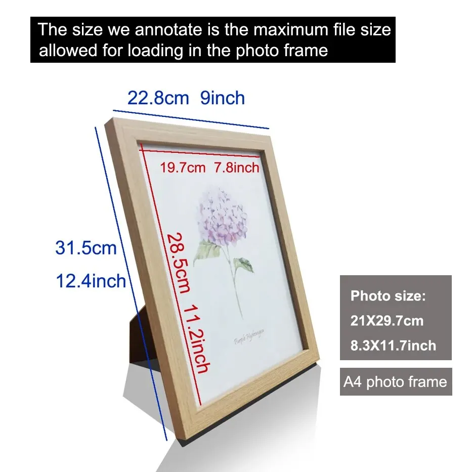 3Pcs Wooden Photo Frames For Picture Wall 10X15 15X20 20X25 A4 Pictures Frame Stand For Pictures Photo Decor Commemorative Gift