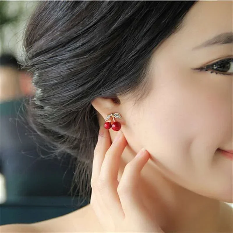 Delysia King Red Cherry Earrings