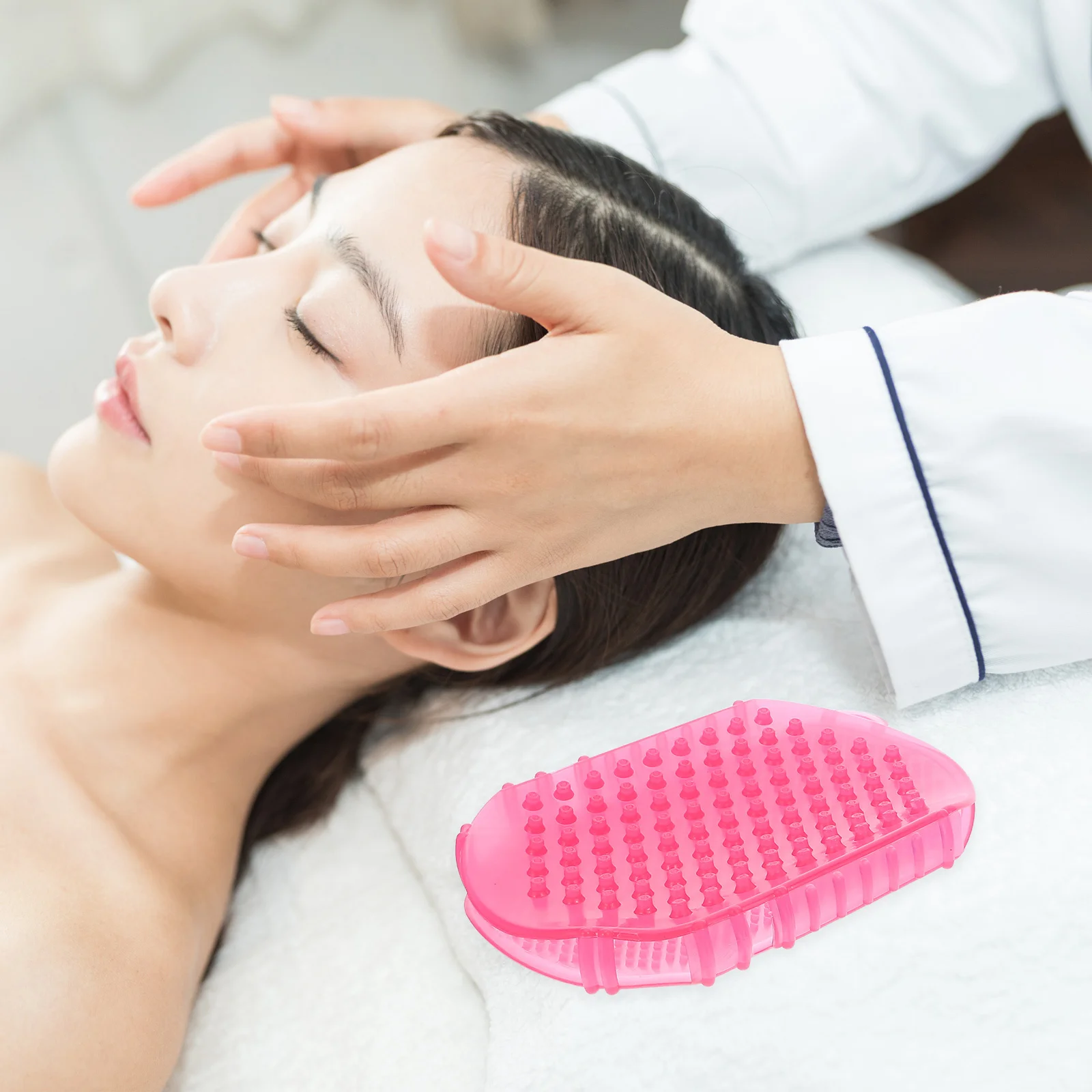 4 قطعة مجموعة فرشاة تدليك ميريديان المحمولة لينة جيب فروة الرأس الجسم اليد قفاز أمشاط للسفر المنزل رعاية الحيوانات الأليفة فرك متعدد الأغراض