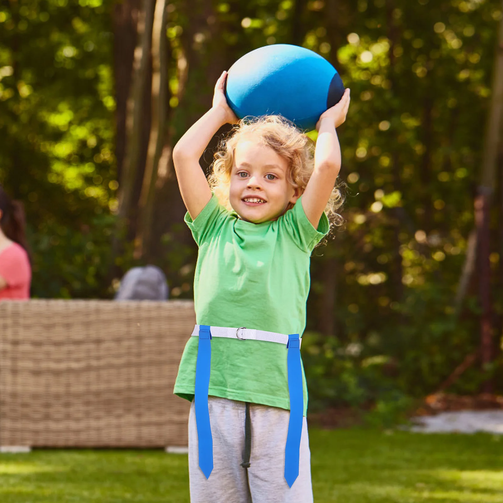 16 قطعة مجموعة أدوات تدريب الرجبي قابل للتعديل هوك حلقة أعلام مجموعة للأطفال البالغين مع أحزمة الرباط حقيبة أعلام كرة القدم مجموعة العلم #3