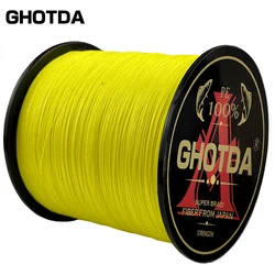 Línea Trenzada GHOTDA 4 Hebras – Multifilamento para Pesca