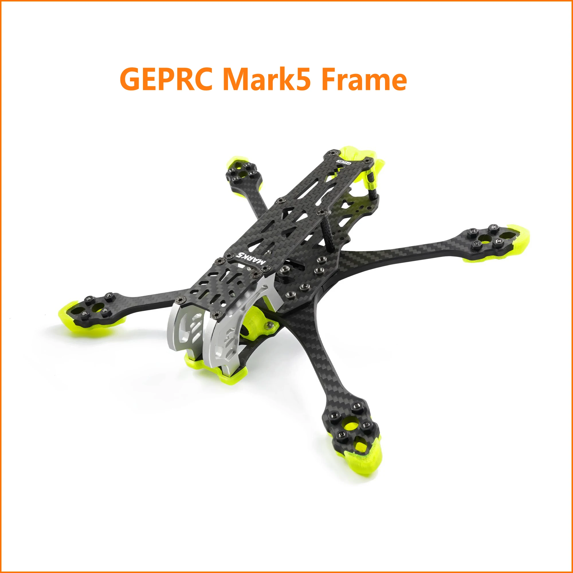 

100% original GEPRC GEP-MK5 HD 225mm Carbon Fiber Frame Kits 5mm Arm for Mark5 Analog Digital 5inch Drones