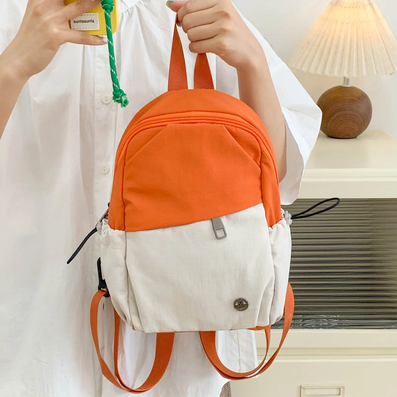 

Harajuky Style Teenager Backpacks Nylon Rucksack Fashion Girl Casual Sport Small Backpack Shoulder Bag High School Bookbag mujer