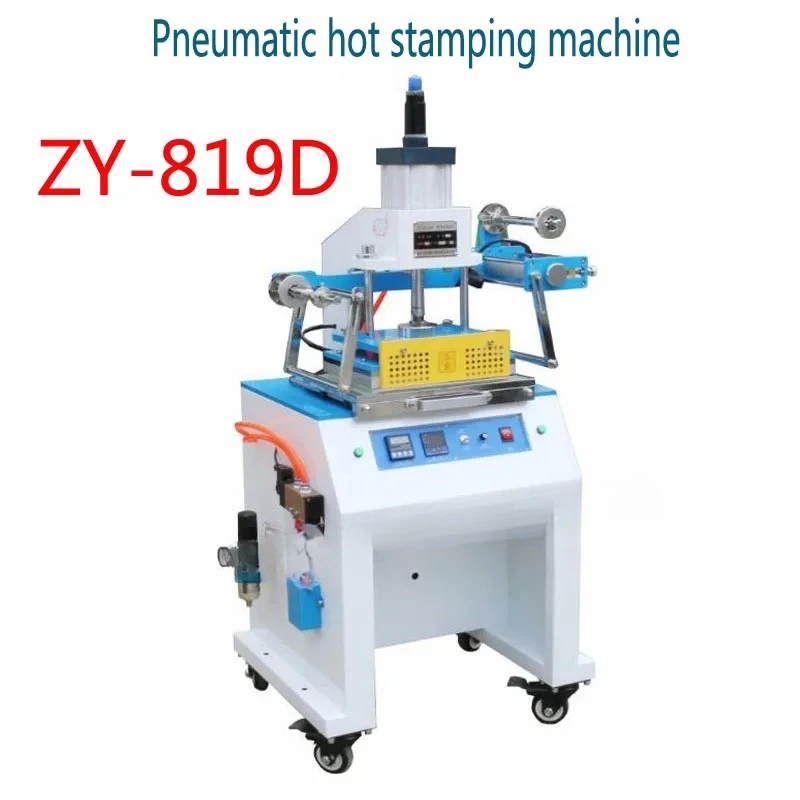 ZY-819D Pneumatic hot Bronzing machine Landing mode Large area automatic hot stamping machine setting Working height area 1500W