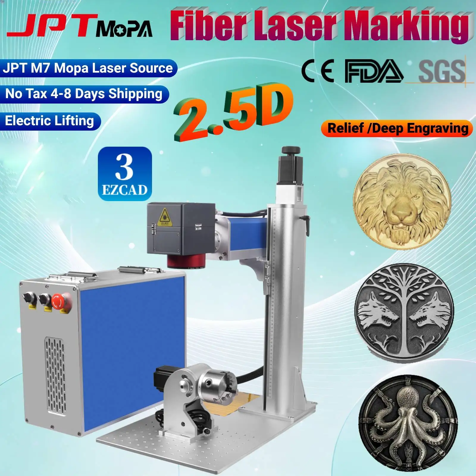 2.5D 300W Jpt Mopa …