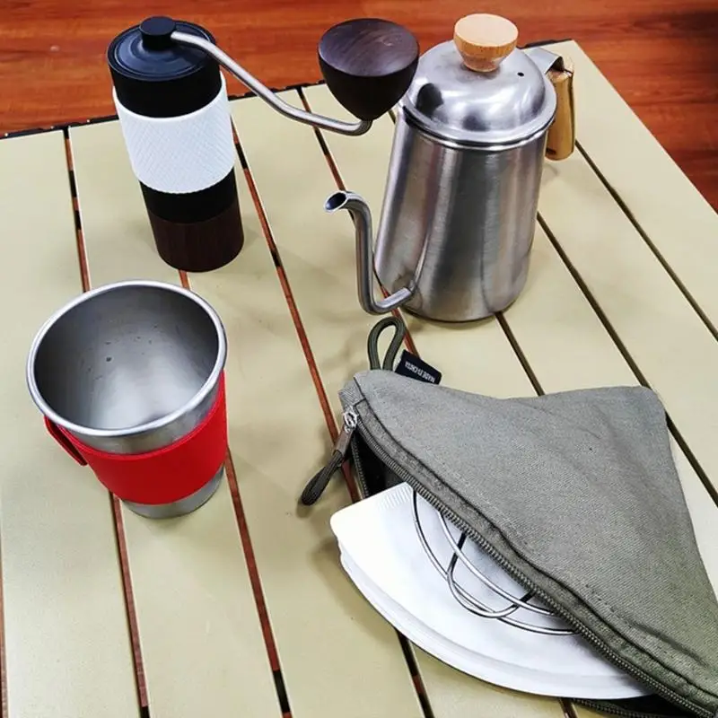 Практический кофейный фильтр с мешками для кофейного фильтра Организаторы легкие сумки n58d