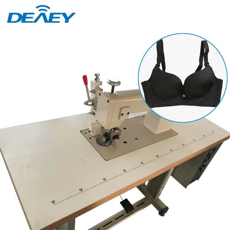 

70mm Dual Double Motor Manual Seamless Underwear Lingerie Bra Stitching Lace Making Ultrasonic Machines Sewing