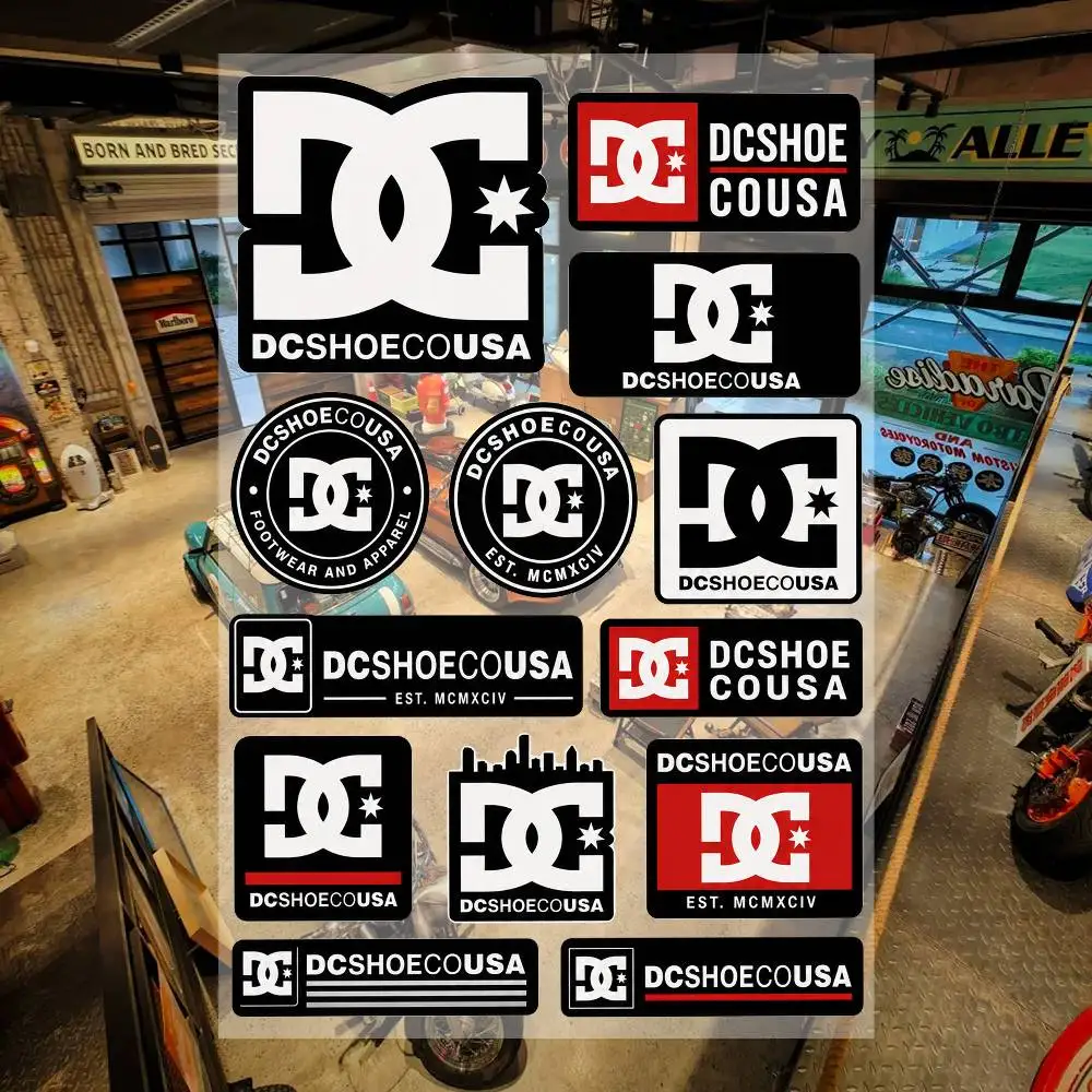 D-C-ShOE-C-OUSa Waterproof Vinyl Stickers for Car Motorcycle Bike Skateboard Laptop Bottle Phone 6