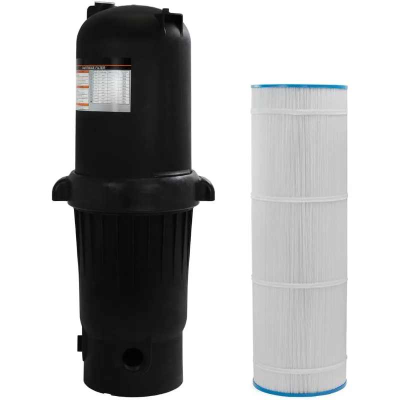 

200 sq/ft Pool Cartridge Filter for In-Ground Swimming Pool and Spa Pool Filter System for Pools Up to 72,000 Gall