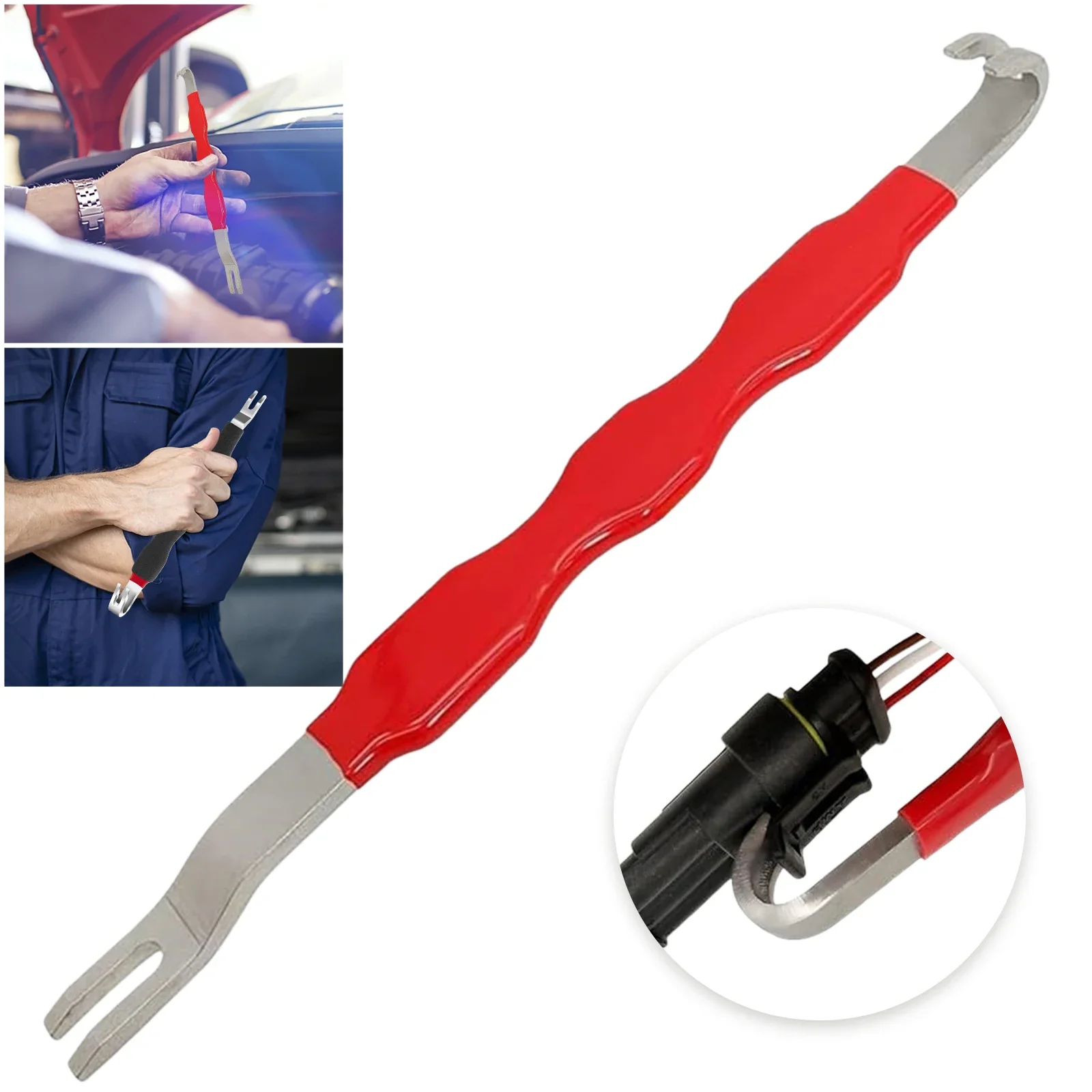 

Universal Plug Connector Remover Anti-Slip Multifunction Electrical Disconnect Tool DIY Remove Puller for Cars Repair & Mainte