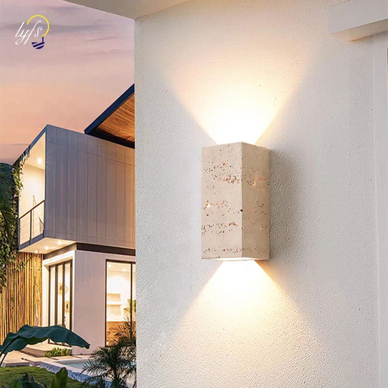 Wabi-sabi LED Wall Lamp Indoor Outdoor Waterproof 220V Corridor Sconce Bedside Lamp Decor Fixtures Living Room Wall lights