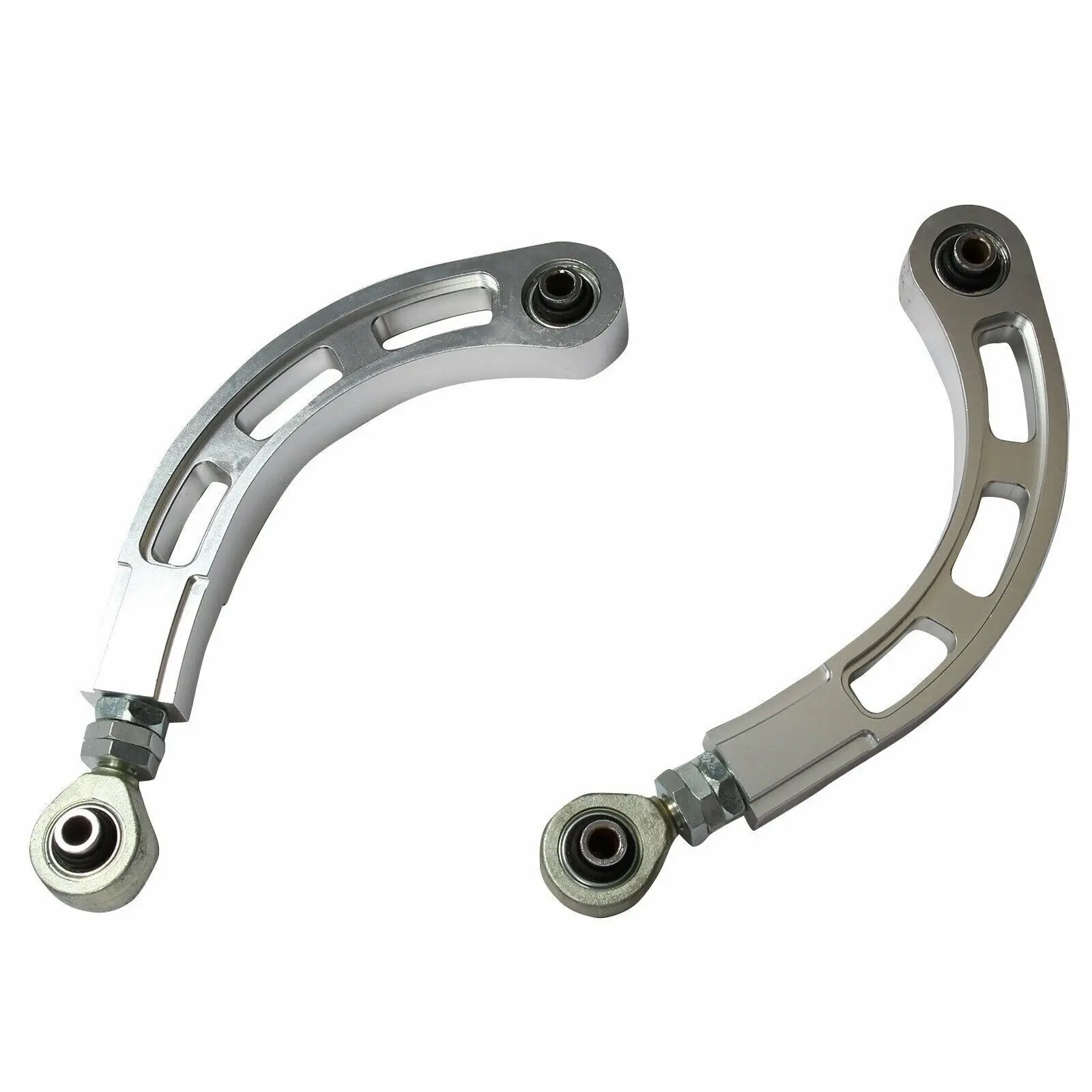 upgrade accessories Adjustable Bearing Rear Camber Arm Kit for Mitsubishi Lancer 02-06 08-17 Silver