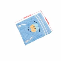 Towel cloth embroidered anime fashion wallet, designer personalized ID card holder 4