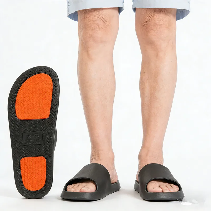 

2026 New Bathroom Non-slip Slippers for Men Summer Home Indoor Men's Slippers