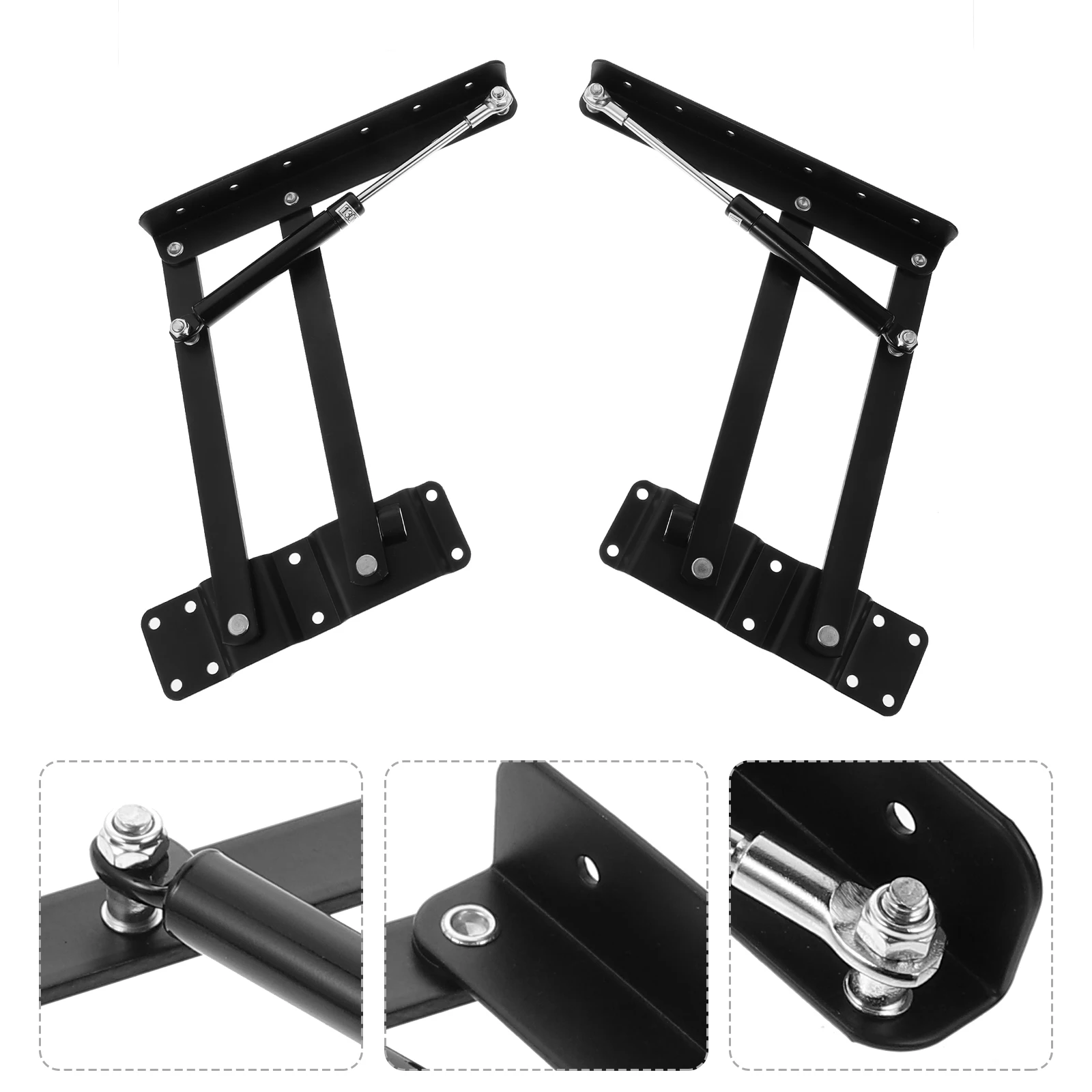 

Pneumatic Coffee Table St Lifting Mechanism Spring Hinge Hardware Support Bracket Desk Fold Hydraulic Max 26kg Black Coating