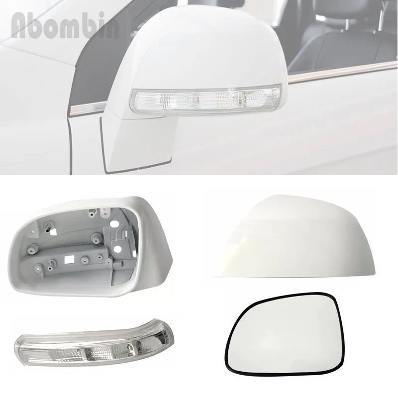 Car Door Rearview Mirror Accessories Mirror Cover Housing Turn Signal Light  For Chevrolet Captiva 2012 2013 2014 2015 16 17