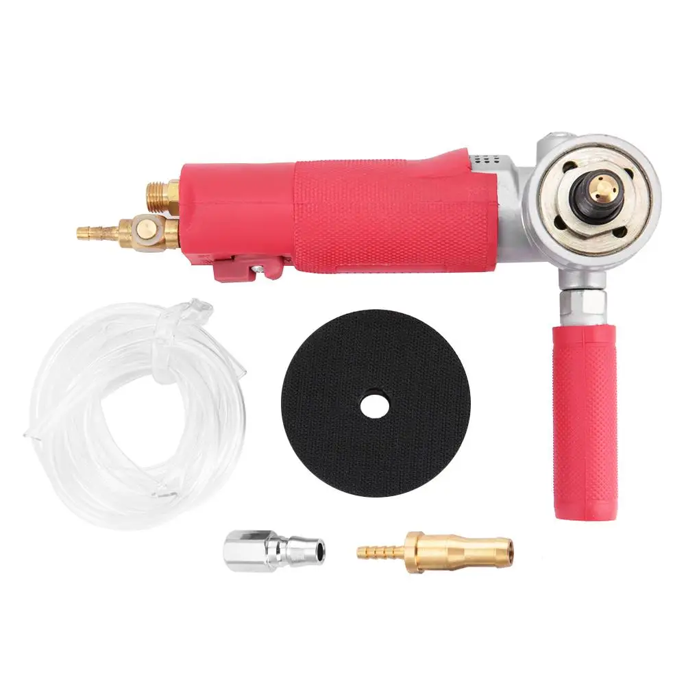 High-Speed 3 Inch Pneumatic Water Polisher - 4300RPM Wet Air Sander for marble & Stone Finishing