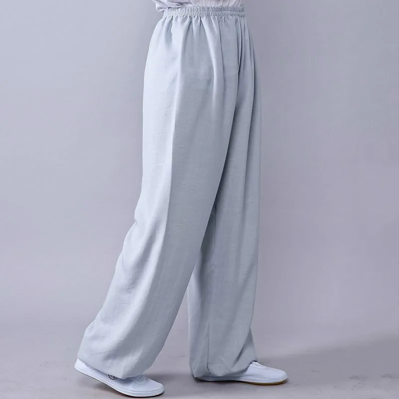 Cotton Tai Chi Kung Fu Pants Shaolin Wushu Martial Arts Wing Chun Trousers Martial Arts Pants Yoga Pants Tai Chi Pants