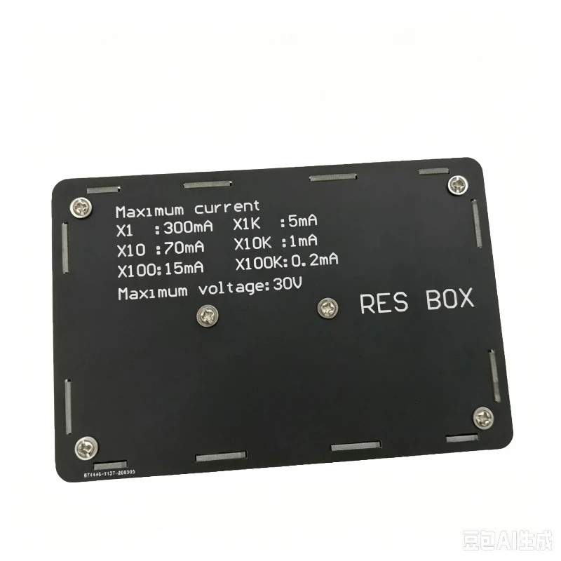 Practical Precision Adjustable Resistance Box 999.999K Experimental Simulation Precision Varistor Full Shielding