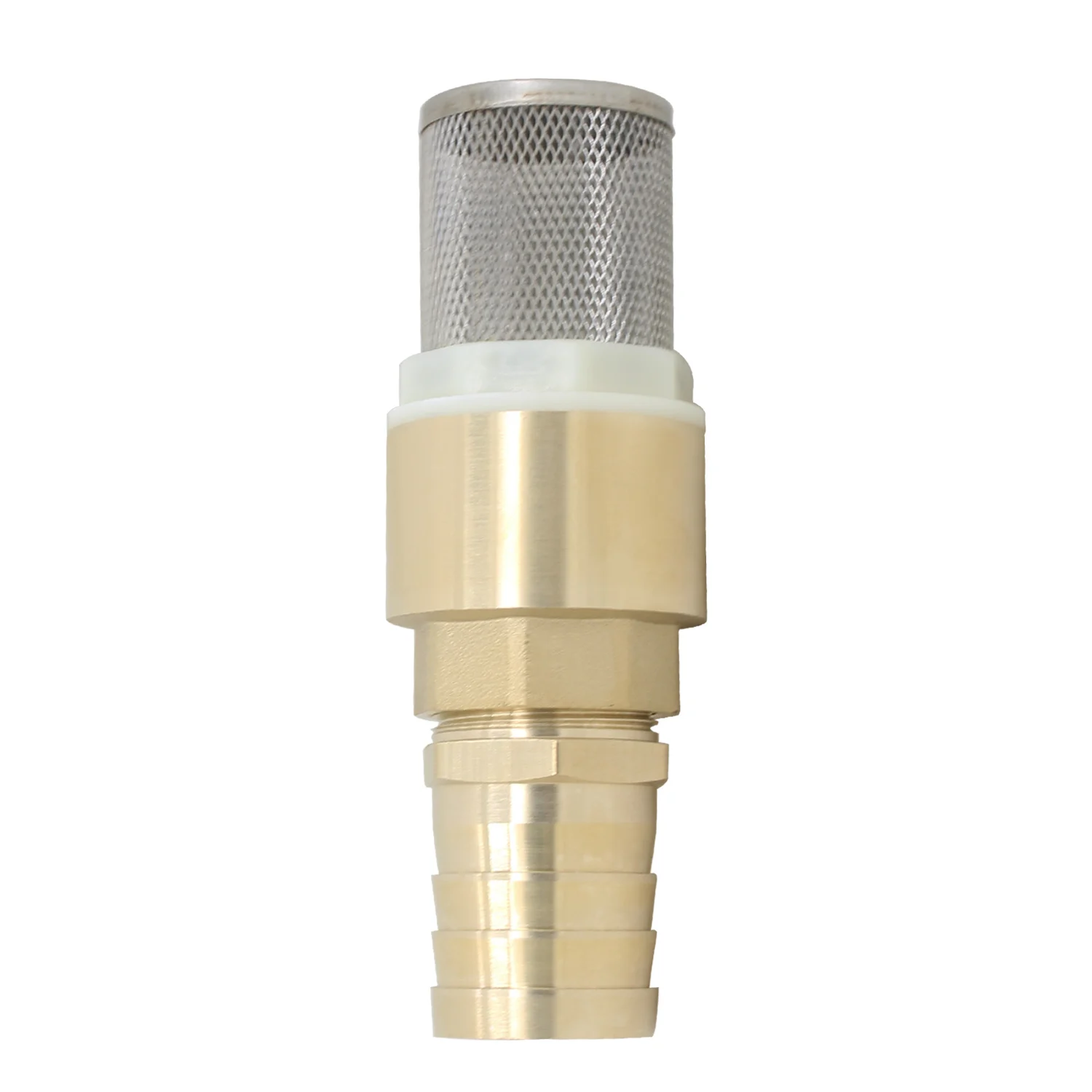 Copper Pagoda Nozzle Non-Return valve Suction strainer Foot Valve Hose Connection With Mesh Strainer Water Pump Bottom Valve